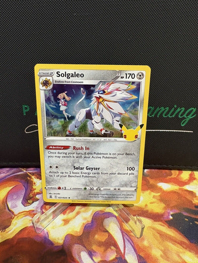 Pokémon TCG Solgaleo Celebrations 021/025 Holo Holo Rare