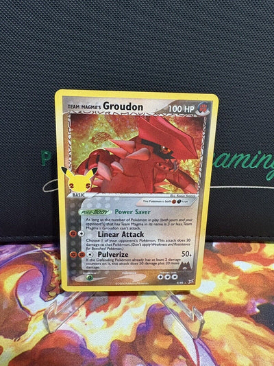 Pokémon TCG Team Magma's Groudon Celebrations: Classic Collection September...