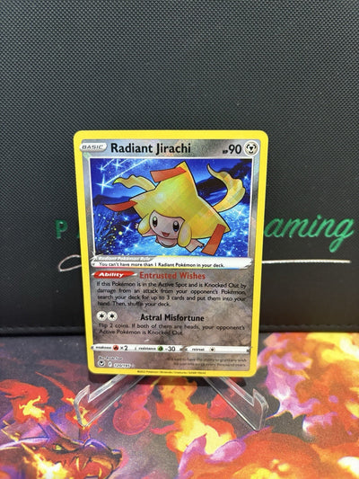 Pokémon TCG Radiant Jirachi Silver Tempest 120/195 Holo Radiant Rare
