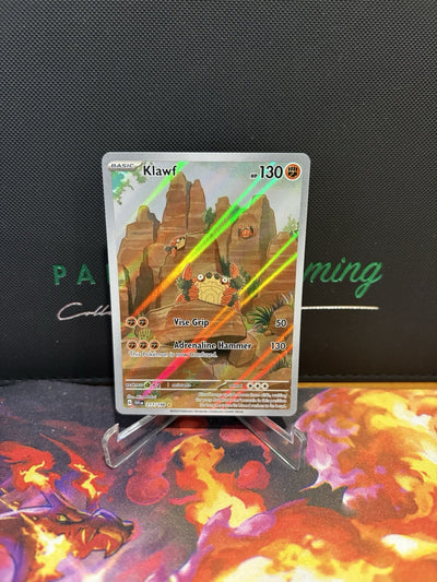 Pokémon TCG Klawf Scarlet & Violet Base Set 217/198 Holo Illustration Rare