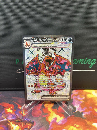 Pokémon TCG Charizard ex Sv03: Obsidian Flames 215/197 Holo Ultra Rare