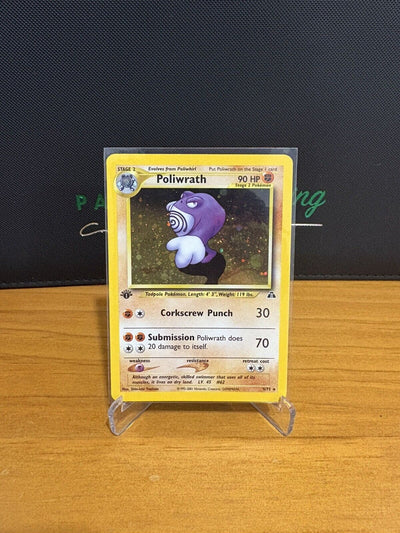 Poliwrath Neo Discovery Holo Rare 9 - First Edition