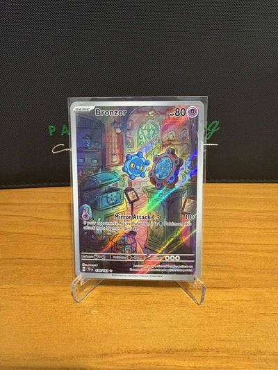 Pokemon TCG Bronzor 170/162 Illustration Rare Temporal Forces NM