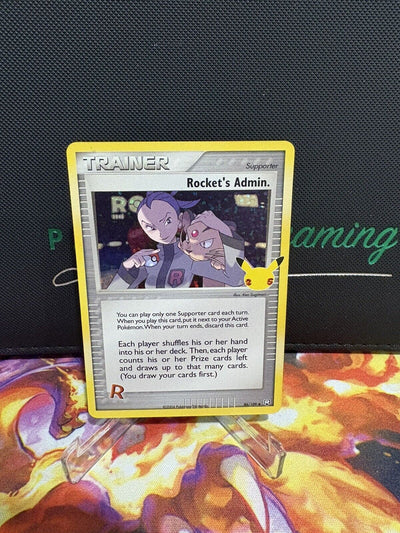 Rocket's Admin 86/109 Pokemon TCG Celebrations Classic Collection