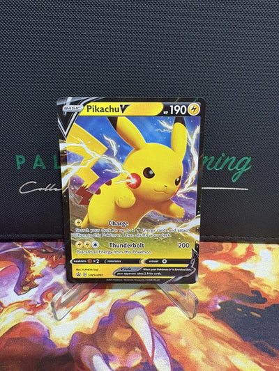 Pokémon TCG Pikachu V Sword & Shield Swsh061 Holo Promo