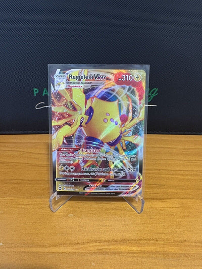 Pokémon TCG Regieleki Vmax Silver Tempest 058/195 Holo Ultra Rare