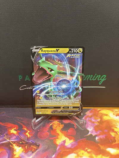 Pokémon TCG Rayquaza V Crown Zenith 100/159 Holo Ultra Rare
