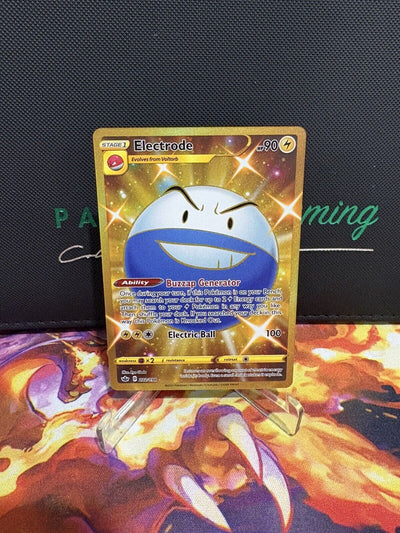 Pokémon TCG Electrode Sword & Shield - Chilling Reign 222/198 Holo Secret Rare