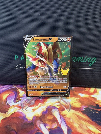 Pokémon TCG Zamazenta V Celebrations 018/025 Holo Ultra Rare