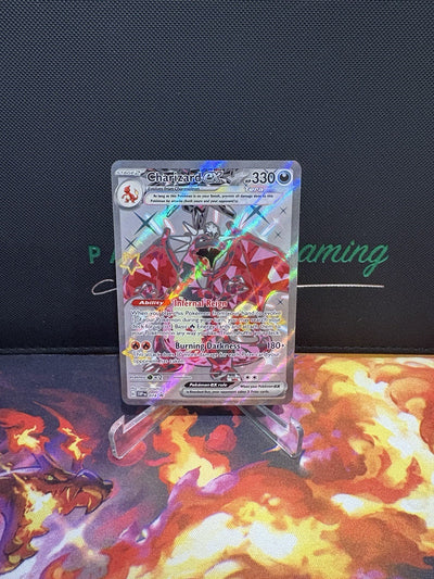 Pokemon TCG Charizard ex SVP 074 Paldean Fates Shiny Ultra Rare Promo Card