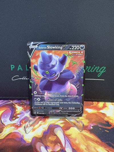 Pokémon TCG Galarian Slowking V Sword & Shield - Chilling Reign 099/198 Holo...