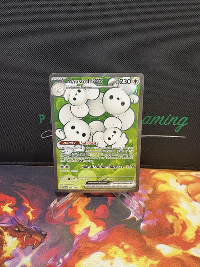 Pokémon TCG Maushold EX Paradox Rift 233/182 Holo Ultra Rare