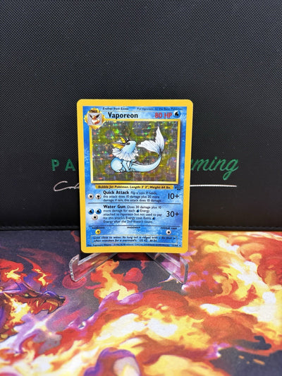 Pokémon TCG Vaporeon Jungle 12/64 Holo Unlimited Holo Rare