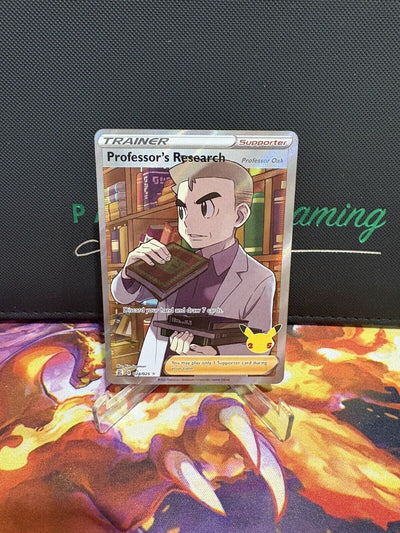 Pokémon TCG Professor's Research (Full Art) Celebrations 024/025 Holo Ultra Rare
