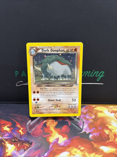 Dark Donphan Holo Rare 3/105 Neo Destiny Pokemon TCG WotC Vintage