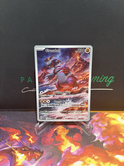 Pokémon TCG Groudon Paradox Rift 199/182 Holo Illustration Rare