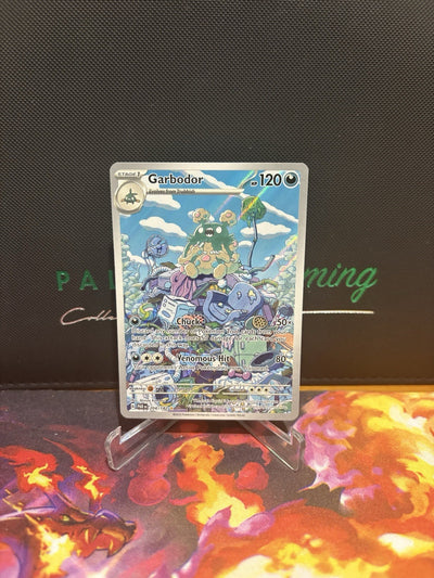 Pokémon TCG Garbodor Paradox Rift 204/182 Holo Illustration Rare