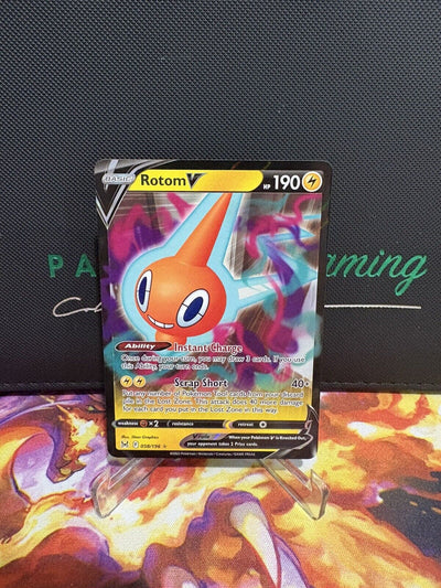 Pokémon TCG Rotom V Sword & Shield - Lost Origin 058/196 Holo Ultra Rare