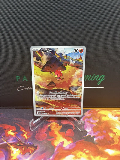 Pokémon TCG Magby Paradox Rift 186/182 Holo Illustration Rare