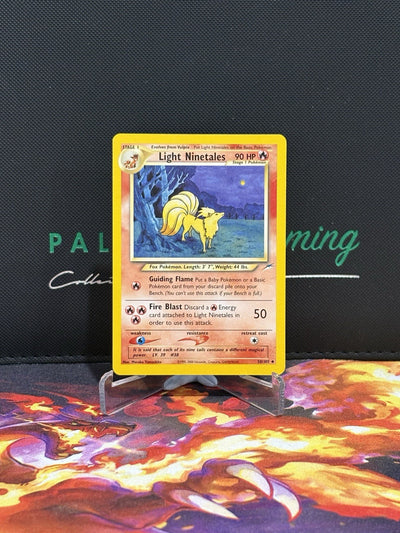 Light Ninetales 50/105 Unlimited Non Holo Neo Destiny Pokemon Card NM