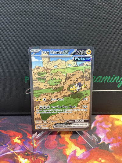 Pokémon TCG Iron Hands EX Paradox Rift 248/182 Holo Special Illustration Rare