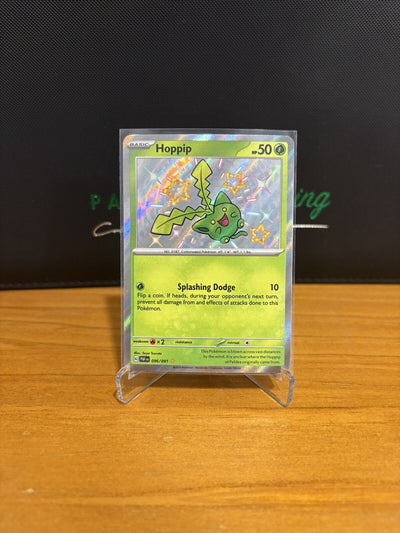Hoppip 096/091 Paldean Fates Shiny Holo Rare Pokemon TCG NM