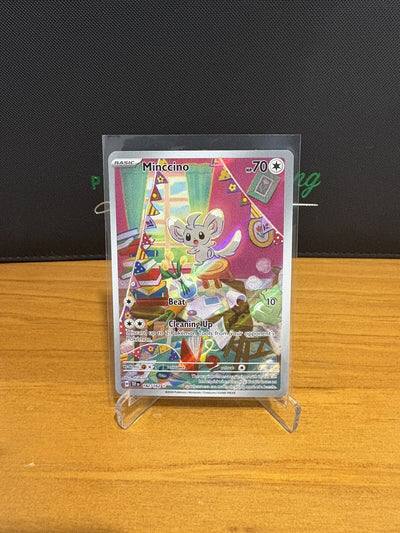 Minccino 182/162 -  Illustration Rare - Temporal Forces Pokemon TCG