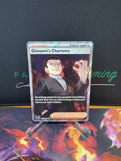 Pokémon TCG Giovanni's Charisma Scarlet & Violet-151 197/165 Holo Ultra Rare