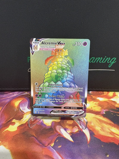 Pokémon TCG Alcremie VMAX Shining Fates 073/072 Holo Secret Rare