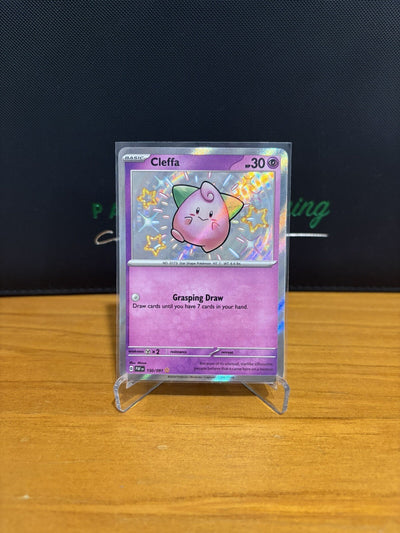 Pokemon TCG Paldean Fates - Cleffa - 150/091 - Shiny Holo Rare - M/NM