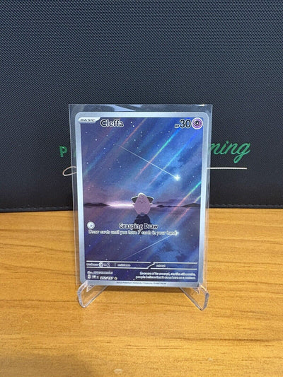Pokémon TCG Cleffa Sv03: Obsidian Flames 202/197 Holo Illustration Rare