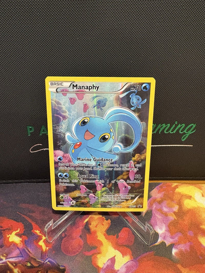 Pokémon TCG Manaphy XY113 Black Star Promo Full Art Holo  Card
