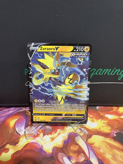Pokémon - Zeraora V 53/198 (Full Art) [Chilling Reign]