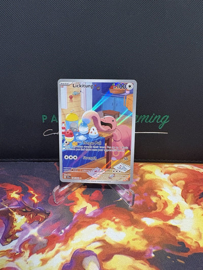 Pokemon TCG Lickitung 180/162 Illustration Rare Temporal Forces NM/M