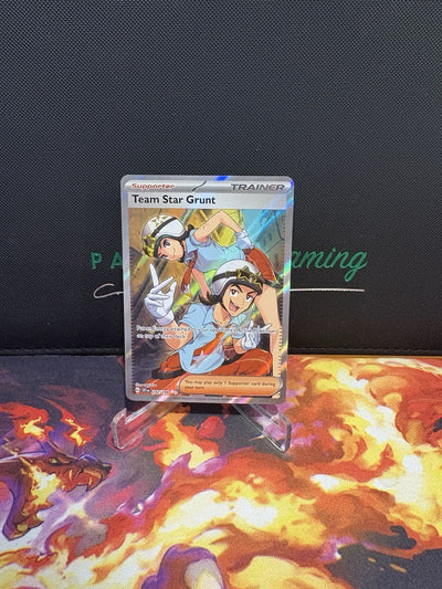 Pokémon TCG Team Star Grunt Scarlet & Violet Base Set 242/198 Holo Ultra Rare