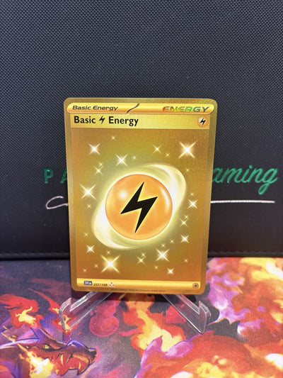 Pokémon TCG Basic Lightning Energy Scarlet & Violet-Base Set 257/198 Holo Hyper
