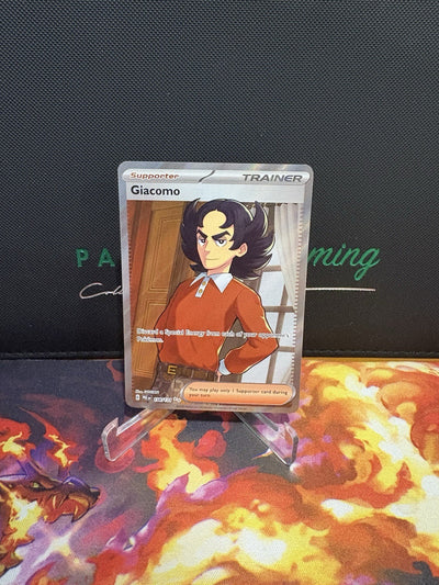 Giacomo 138/131 Full Art Trainer Scarlet & Violet Prismatic Evolutions NM