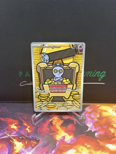 Pokémon TCG Gimmighoul Paradox Rift 198/182 Holo Illustration Rare