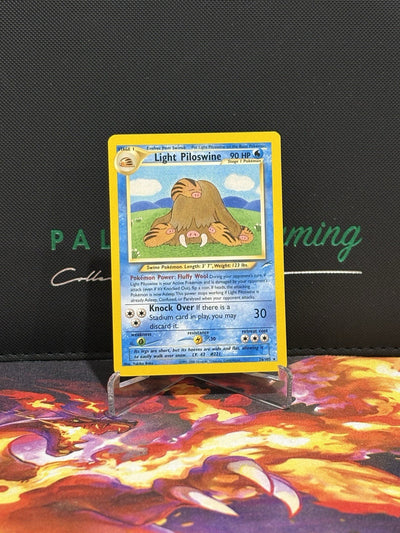 Light Piloswine 26/105 Neo Destiny Rare Pokemon Card NM