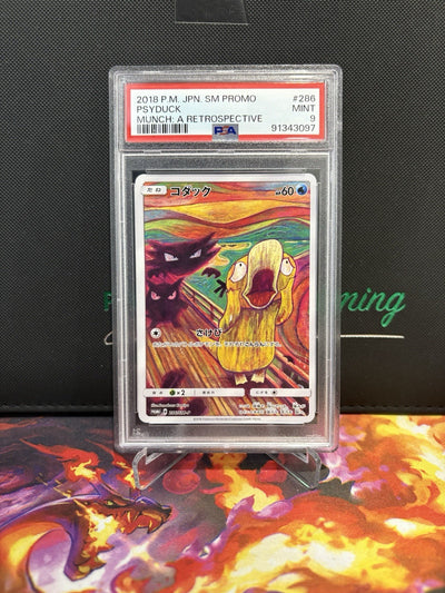 Psyduck Munch A Retrospective 2018 Japan Promo 286 MINT PSA 9