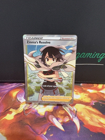Pokémon TCG Zinnia's RESOLVE Evolving Skies 203/203 Holo Ultra Rare