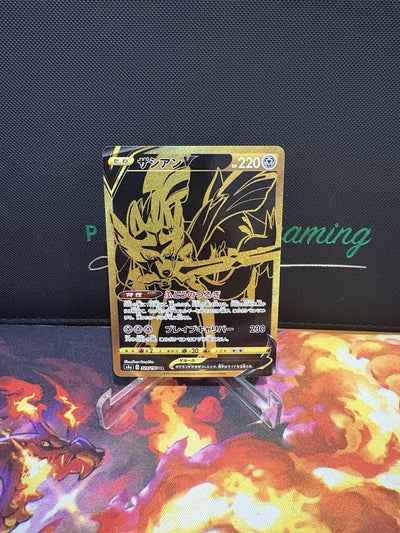 Pokemon Card Zacian 329/190 S4a Shiny Star V Full Art NM Japanese GOLD