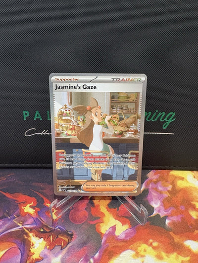 Near Mint Holofoil Jasmine's Gaze (245/191) - [Scarlet & Violet: Surging Sparks]