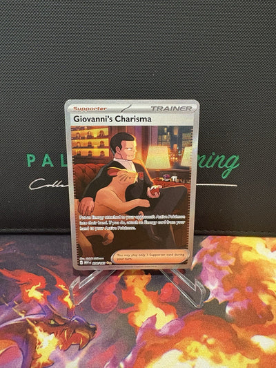 Pokémon TCG Giovanni's Charisma Scarlet & Violet-151 204/165 Holo Special...