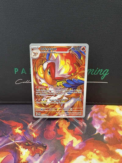 Infernape 173/167 Illustration Rare Pokemon TCG Twilight Masquerade NM