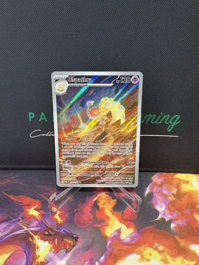 Pokémon TCG Espathra Paradox Rift 197/182 Holo Illustration Rare