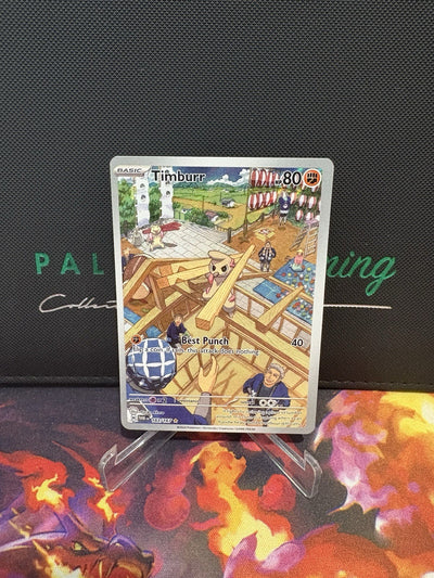 Timburr - 183/167 - Illustration Rare - Twilight Masquerade - Pokemon TCG NM