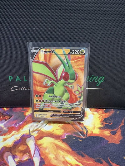Pokémon TCG Flygon V Sword & Shield Mfg: Brilliant Stars 164/172 Holo Ultra Rare
